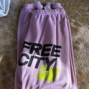 Free City purple Sweatpants